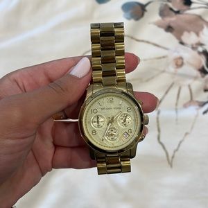 Gold Michael kors watch